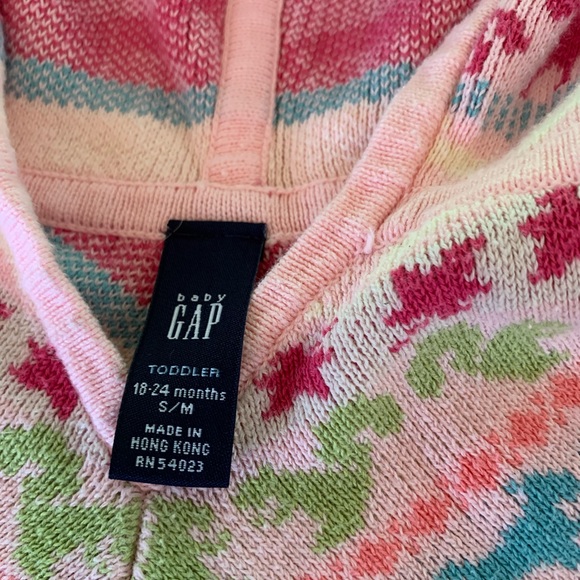 Baby Gap Poncho toddler girl size 18-24 months - Picture 2 of 6